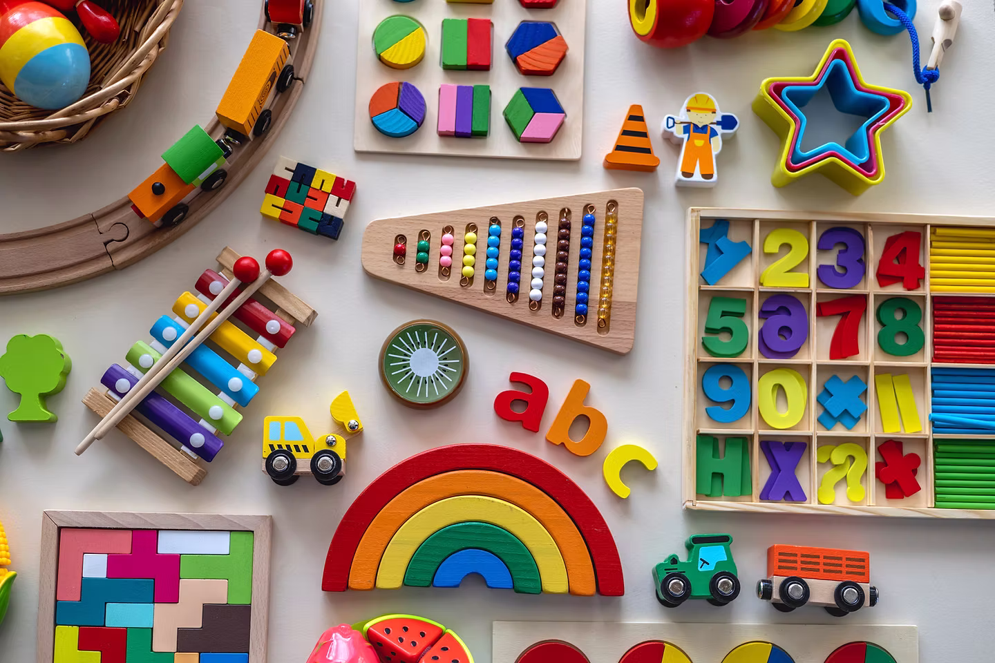 Colorful Toys for play-based therapy