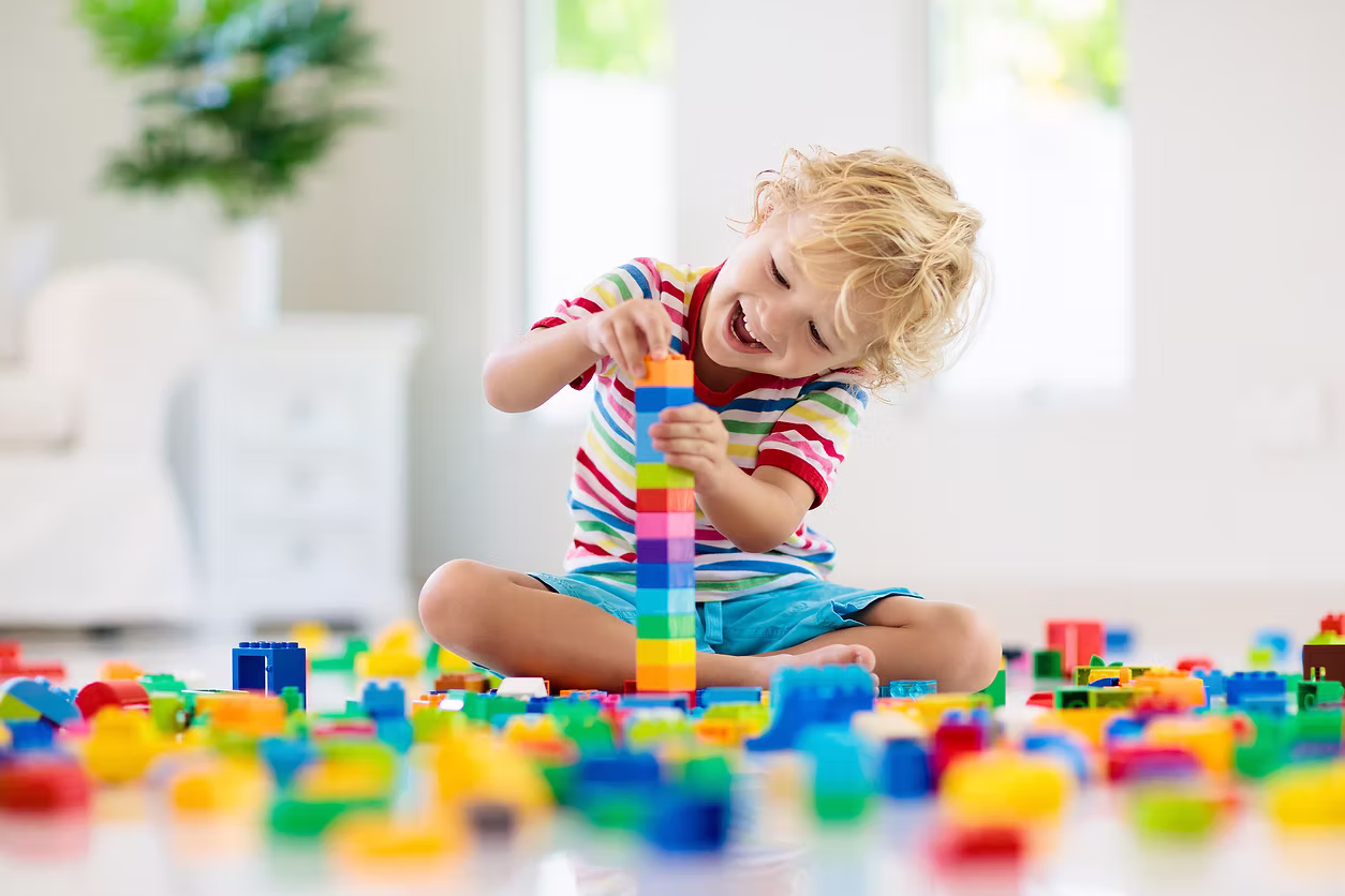 Child improving fine motor skills through occupational therapy